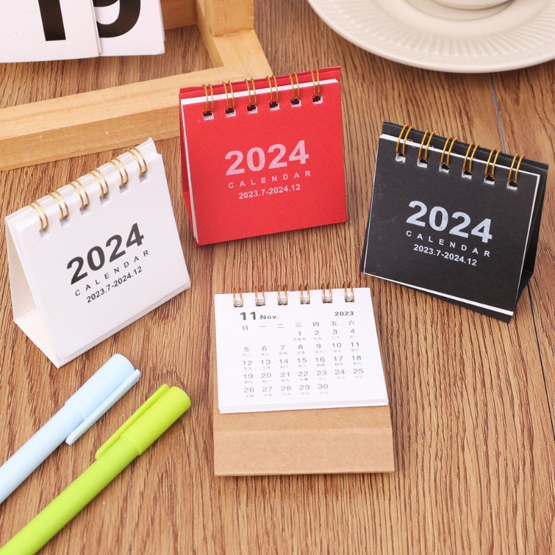 Lịch Để Bàn mini Họa Tiết Hoạt Hình Dễ Thương 2024