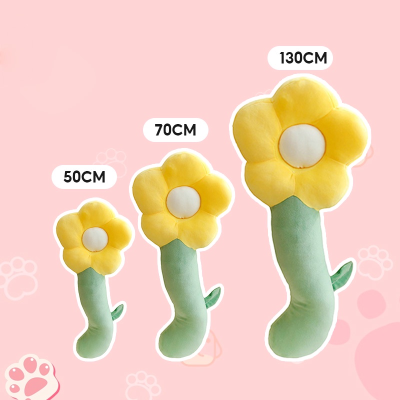 SupGreat Gối Ôm Dài Hình Bông Hoa Dễ Thương Xinh Xắn Dành Cho Bé Gái