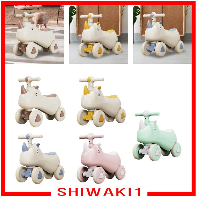 Xe Đạp Đồ Chơi 4 Bánh Có Nhạc Và Đèn 4 Bánh Cân Bằng Cho Bé 1-3 Tuổi