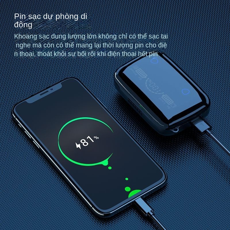 Mới Tai Nghe Nhét Tai bluetooth Không Dây Cho android apple huawei