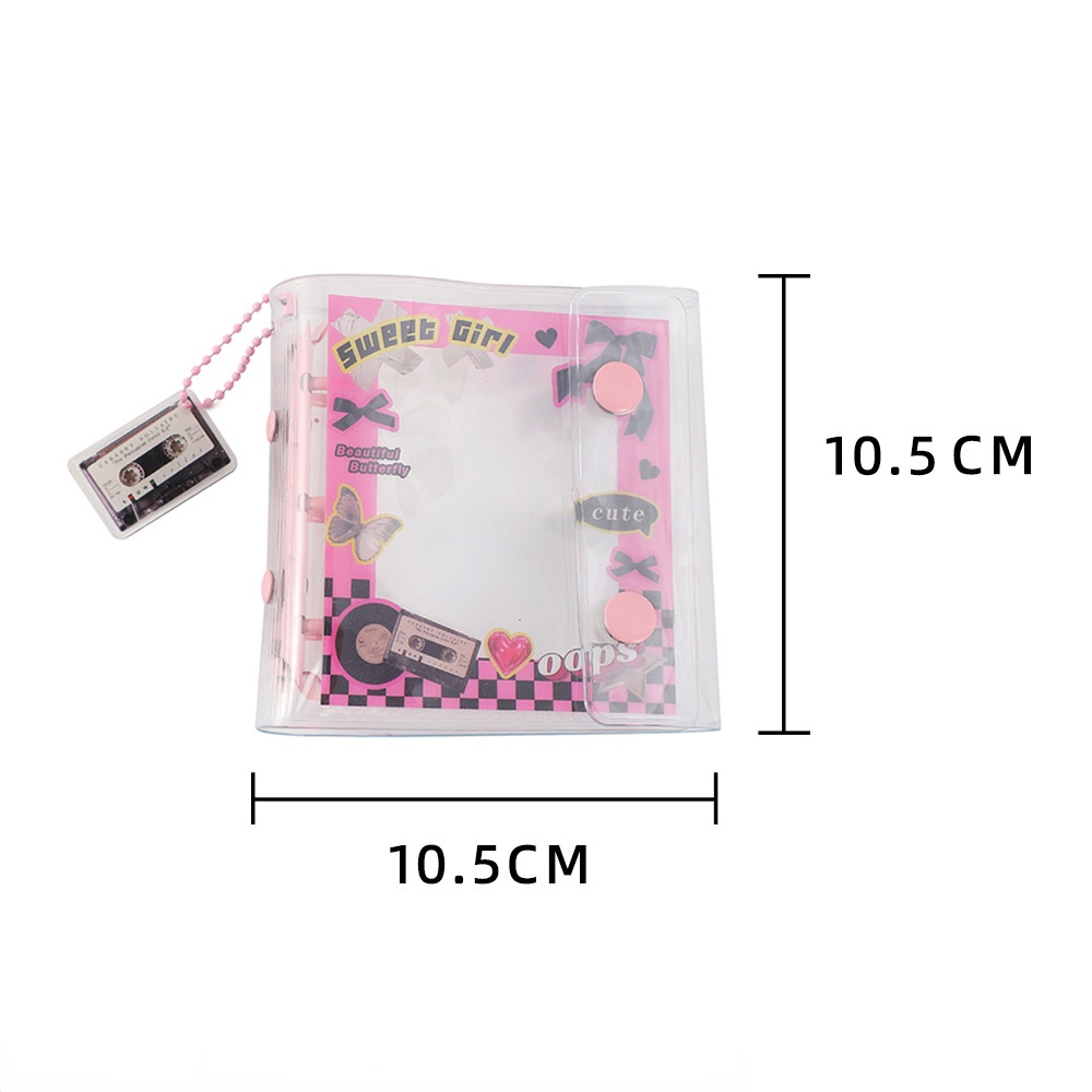 Album Đựng Ảnh Thiết Kế Hoạt Hình Dễ Thương Kèm Dây Đeo Phong Cách Ngọt Ngào Tiện Dụng