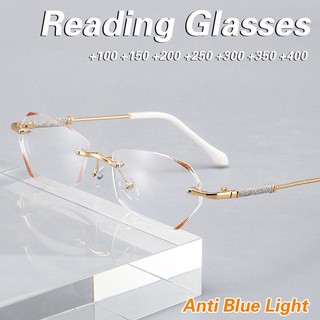 Kính đọc sách không gọng chống ánh sáng xanh từ