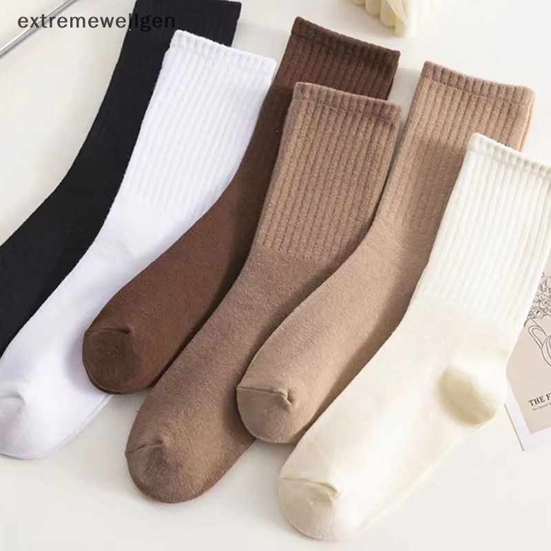 Vớ Kaki Màu Trắng Trơn Thời Trang Cho Nữ