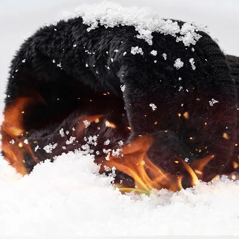 Găng Tay Lái Xe Chống Gió Giữ Ấm Chống Trượt Có Thể Chạm Màn Hình Cảm Ứng Dành Cho Nam