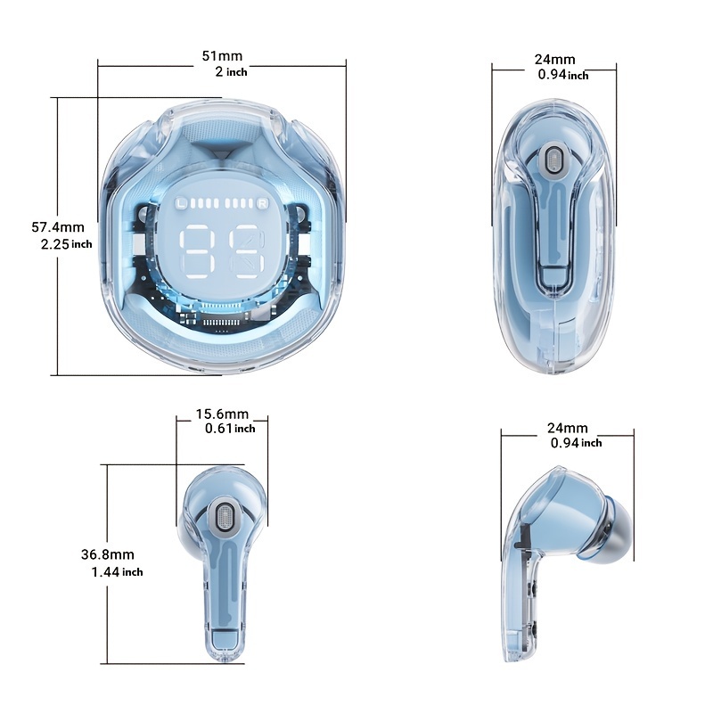 Tai Nghe Nhét Tai t8 Không Dây 5.3 Giảm Tiếng Ồn Âm Thanh bass Kiểu Dáng Thể Thao