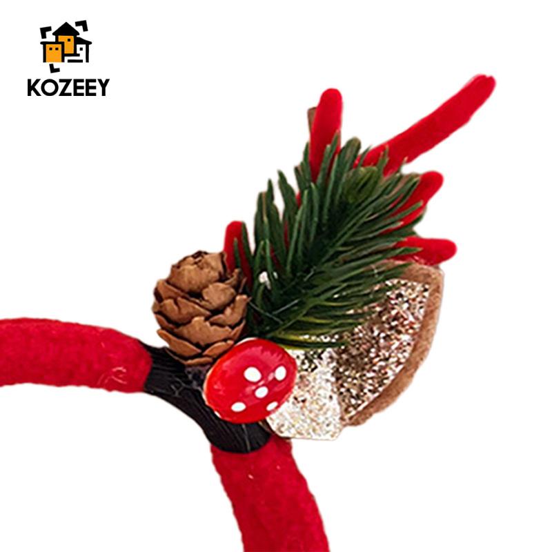 Băng Đô Cài Tóc Hình Sừng Hươu Giáng Sinh