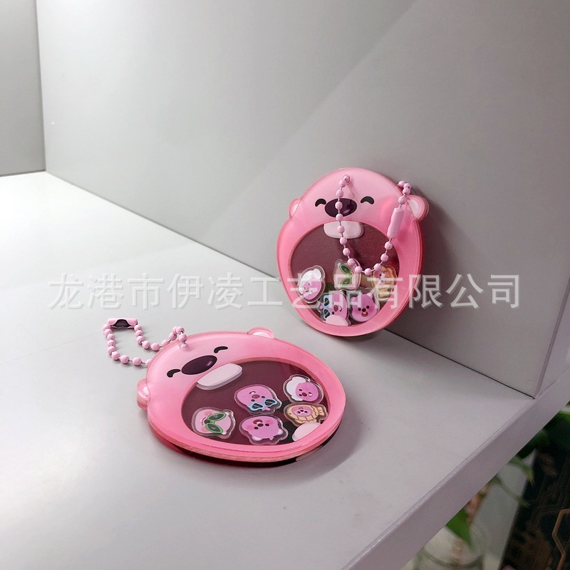 Móc Khóa Hai Mặt Họa Tiết Hoạt Hình Dễ Thương ere1 loopy ere1