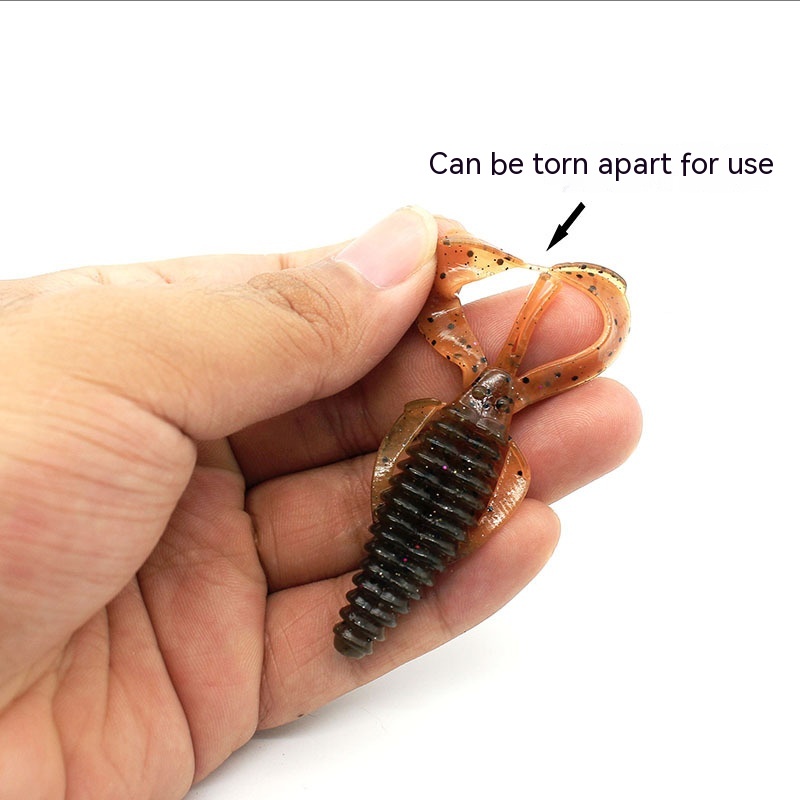 1 Mồi Tôm Giả Câu Cá Bằng Cao Su Mềm 8cm / 4.5g 12cm / 15.5g