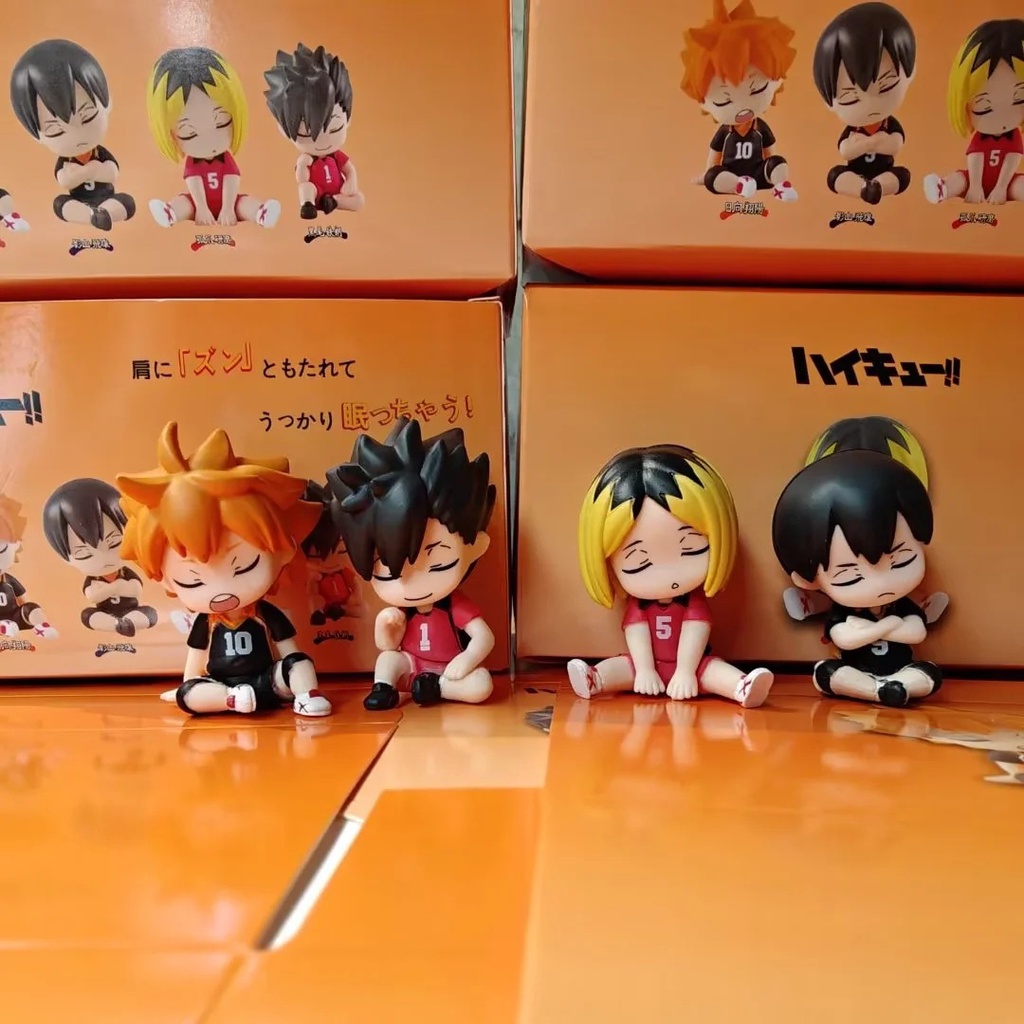 Set 4 Đồ trang trí Nhân Vật Phim Hoạt Hình haikyuu Trang Trí