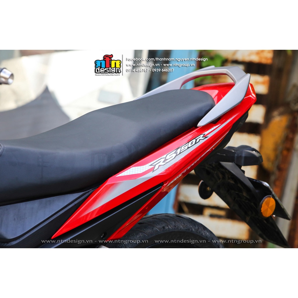 Tem rời Winner V1 mẫu caro trắng bạc dán xe đỏ siêu hot 2023