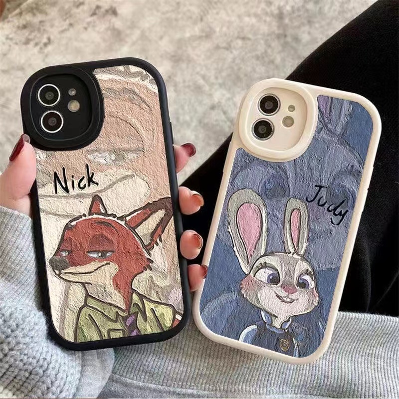 Ốp lưng Realme C51 C53 Nfc C55 Nfc C35 C30s C30 C25 C25s C25y C21y C21 C20 C17 C15 C12 C11 C3 C2 C1 Narzo 50a Prime 20 30a 8 Pro 8i 7 7i 6 5 5i 5s Cartoon Nick Fox Judy Rabbit Soft Phone Case