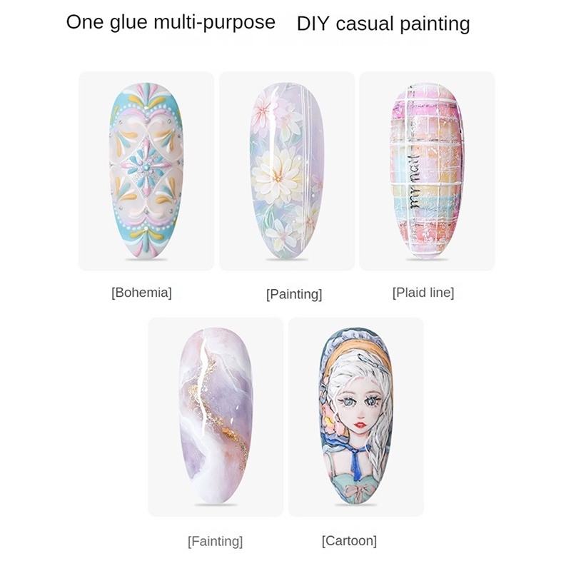 MONJA Gel Sơn Móng Tay Bọt Biển Pat Gradient Tranh Gel Hàng Mới Về Bột Blusher   Kế Móng Tay Ngâm Tắt UV LED Gel Móng Tay 1 Cái * KÍNH