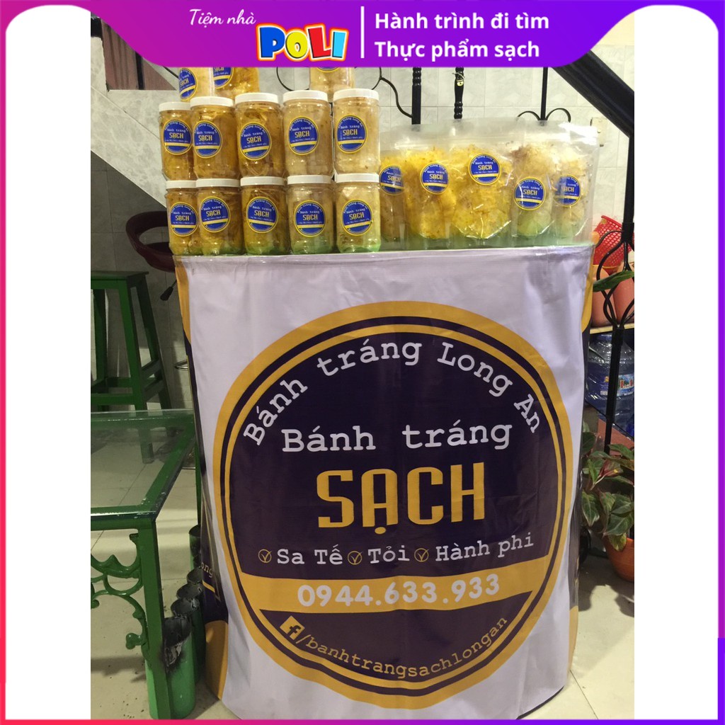 🌟 #BánhTrángSạch - Túi Bánh Tráng Long An Sa tế Hành phi - Cay 🌟