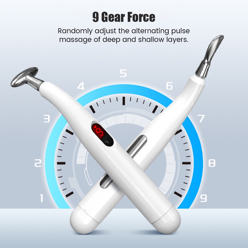 Bút Mát Xa Cơ Thể 5 Đầu Bằng Điện