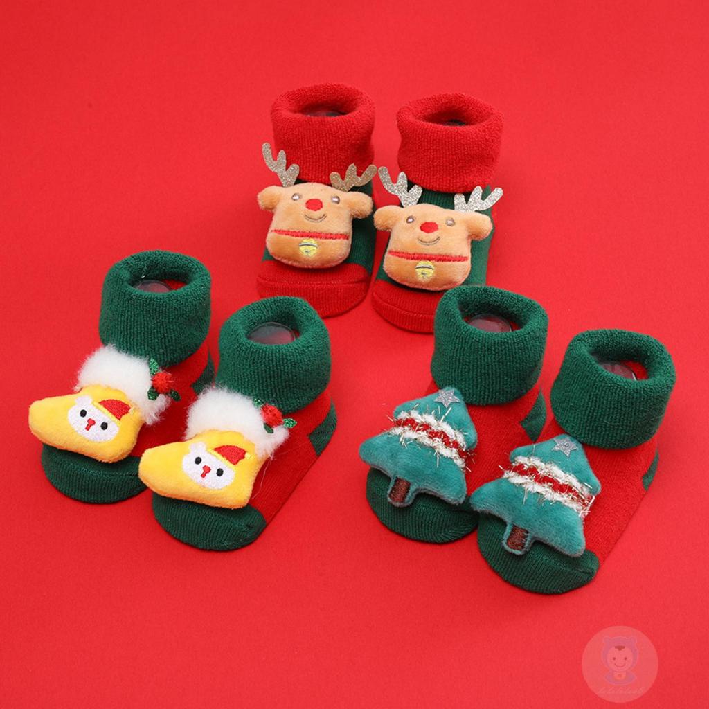 Laa6-đồ Chơi Nhồi Bông Mềm Mại Chống Trượt Hình Giáng Sinh Dễ Thương