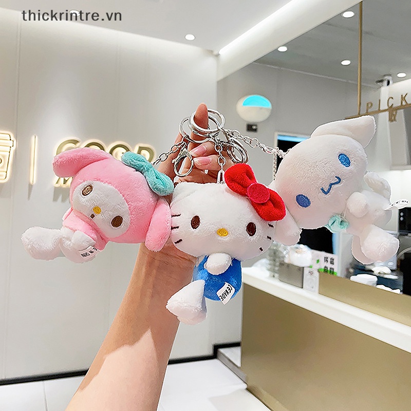 Th Móc Khóa Hình sanrio my melody kuromi cinnamoroll hello kitty Nhồi Bông Đáng Yêu Cho Nữ vn