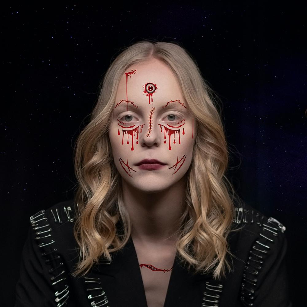 Sms Hình Xăm Dán Chống Thấm Nước s4w2 Phong Cách halloween Độc Đáo