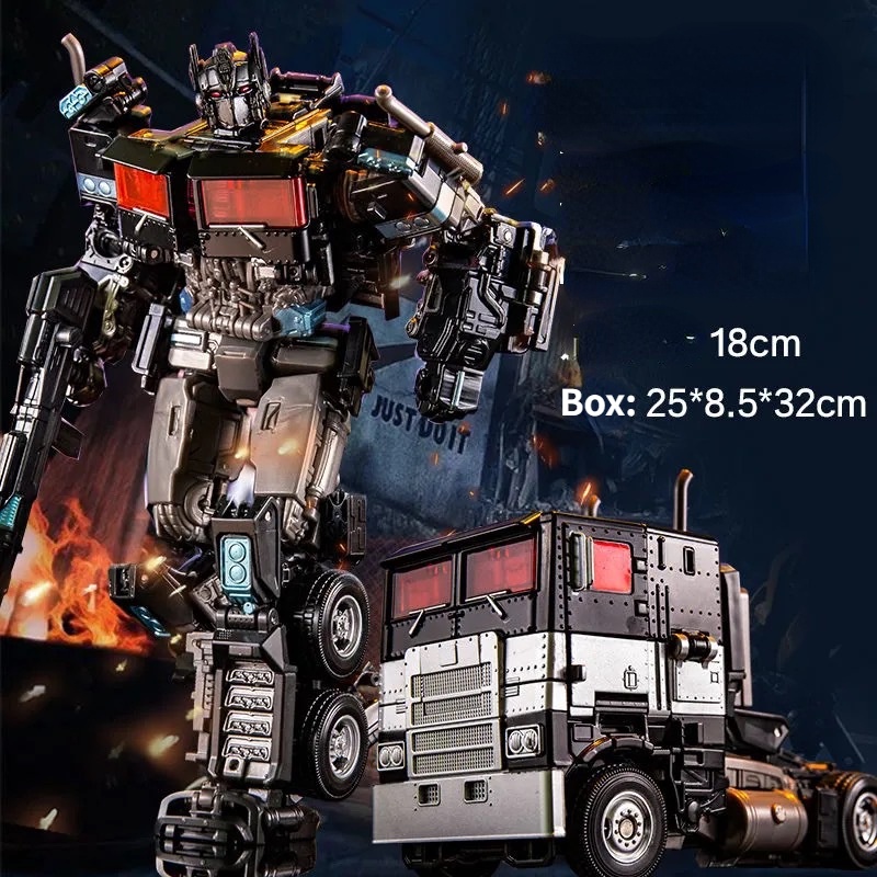 Mô Hình Đồ Chơi Xe Hơi Biến Hình Rô Bốt Bằng Nhựa ABS 18CM Dành Cho Bé TraiTặng ô tô