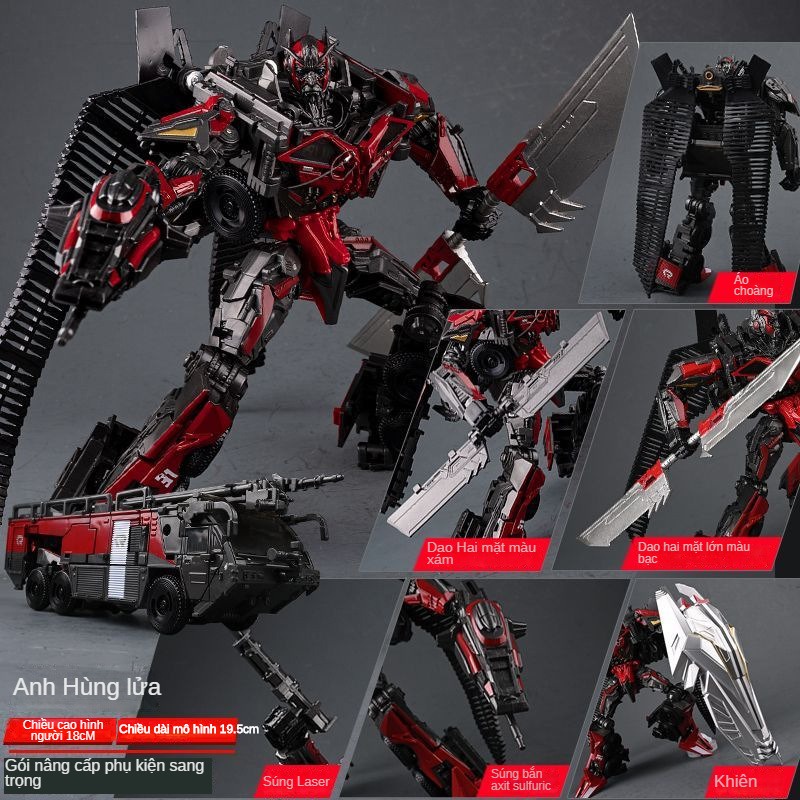 Mô Hình Đồ Chơi Xe Hơi Biến Hình Rô Bốt Bằng Hợp Kim Chất Lượng CaoTặng ô tô