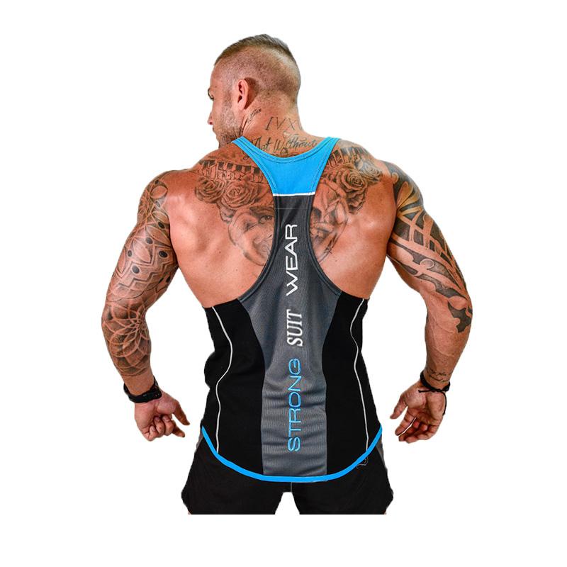 Áo Thun Thể Thao Sát Nách Co Giãn Thoáng Khí Hợp Thời Trang Cho Nam