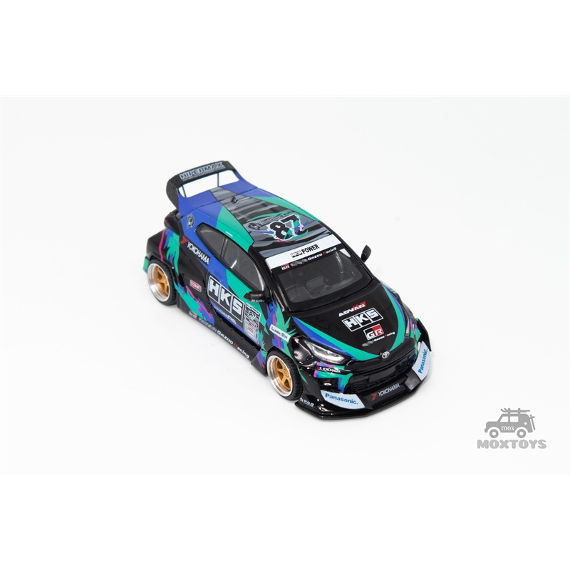 Pop Mô Hình Xe Ô Tô pandem gr yaris hks Tỉ Lệ 1: 64 Cao Cấp