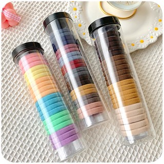 Set 20 Dây Cột Tóc Co Giãn Phong Cách Hàn Quốc Cho Nữ