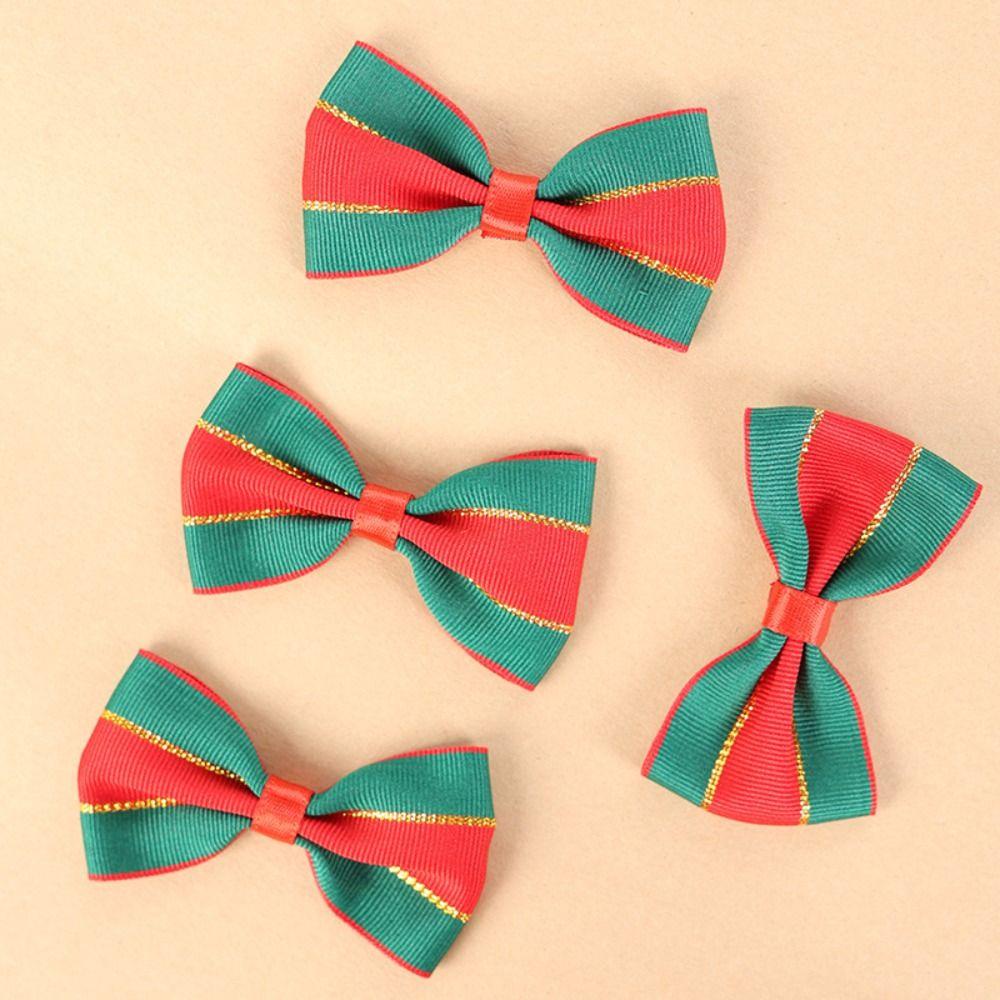 Set 20 Nơ Vải Trang Trí Cây Thông Noel diy