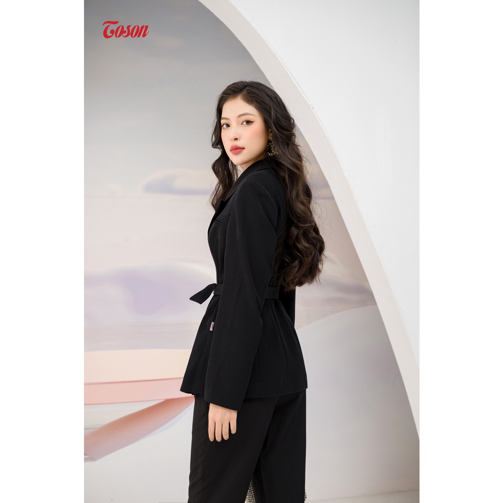 Quần Vittex đen dáng ôm basic   Toson 22333B32