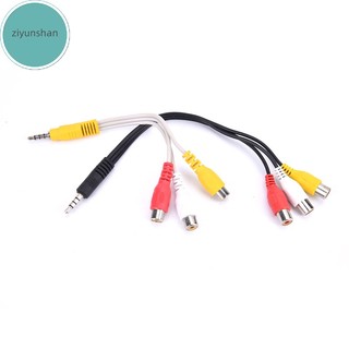 Cáp Chuyển Đổi Âm Thanh 3.5mm av male Sang 3rca female m / f
