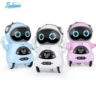 Funlane Đồ Chơi robot Điện Tử mini Thông Minh Có Đèn Và Nhạc Giáo Dục Sớm Cho Bé