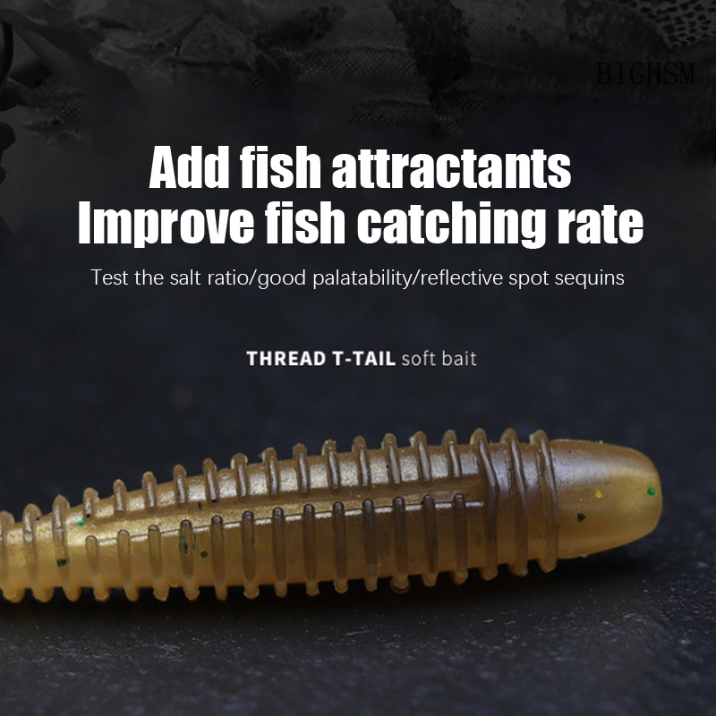 Mồi Câu Cá Hình Chữ t Mềm Mại Chuyên Dụng skk