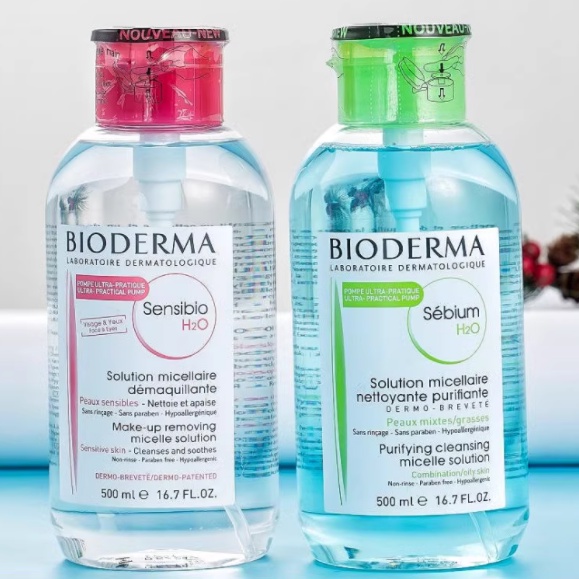 Nước Tẩy Trang bioderma 500ml Dạng Nhấn Tiện Dụng