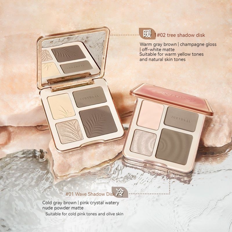 Đĩa Trang Điểm Bắt Sáng Ba Chiều Độ Bóng Cao judydoll