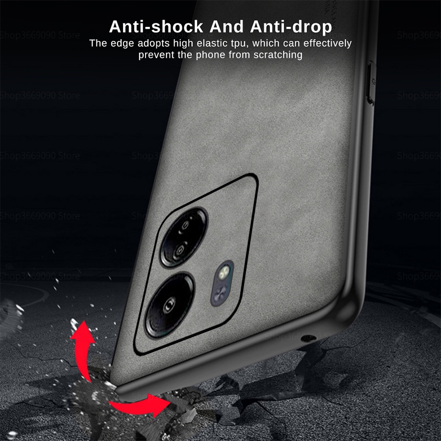 Ốp Điện Thoại Da pu Bảo Vệ Máy Ảnh Cho xiaomi poco c65 pocophone Pxoxo c 65 pococ65 6.74 ''