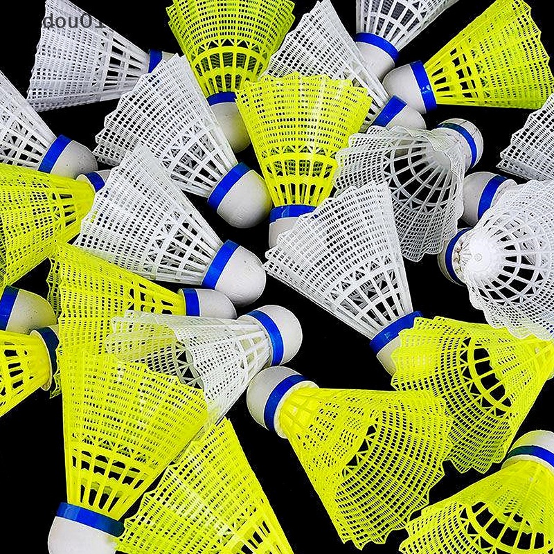 1 Quả Cầu Lông Bằng Nhựa nylon Bền Màu Vàng Trắng doudou01]