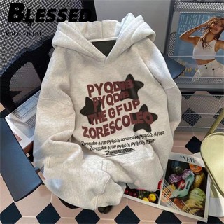 Blessed Áo Khoác hoodie áokhoác nữ zip hoodie chic Chất lượng cao Korean cổ xưa WWY23B0L8G 46Z231115