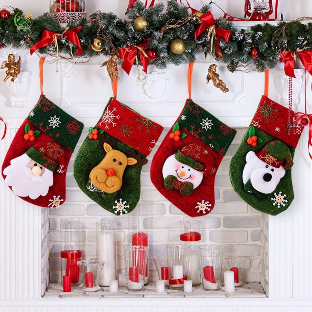 GORGEOUS~Useful Christmas Stocking Candy Decor Santa Accessory Hanging Ornament