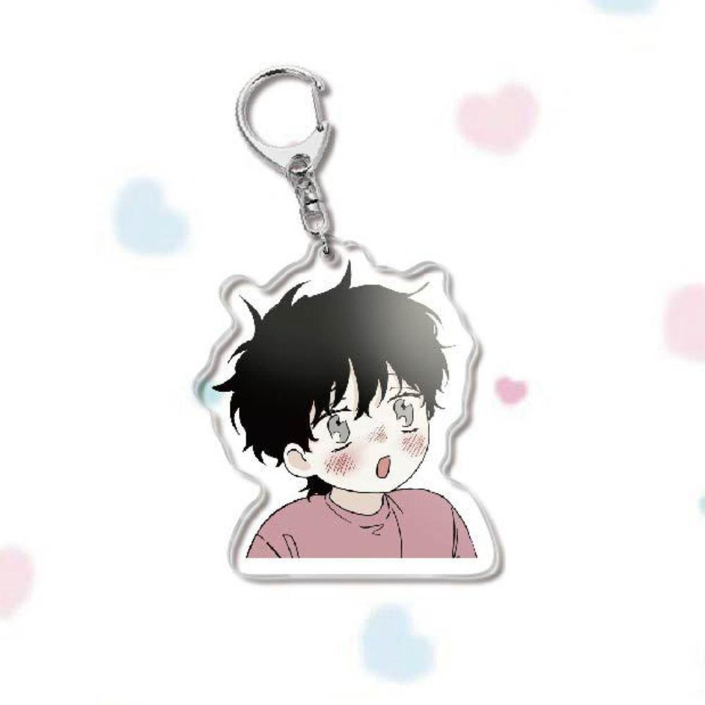 Mmluck yaoi Móc Chìa Khóa acrylic Hình Nhân Vật anime yaoi Hàn Quốc Sáng Tạo