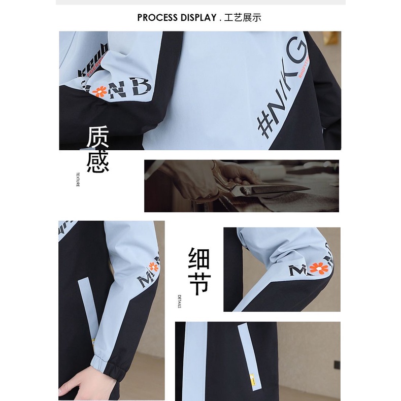 Áo Khoác Nam Dài Tay Có Mũ Thời Trang Hàn