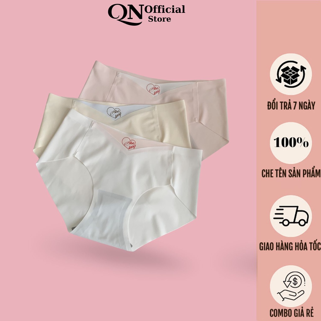 Quần Lót Nữ Đúc Su Tim Thun Lạnh Kháng Khuẩn Không Lộ Viền CLOVER - 2400