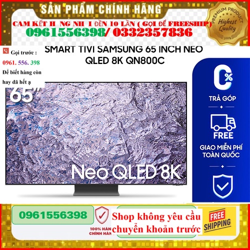 [NeW] Smart Tivi Samsung 65 inch Neo QLED 8K QN800C