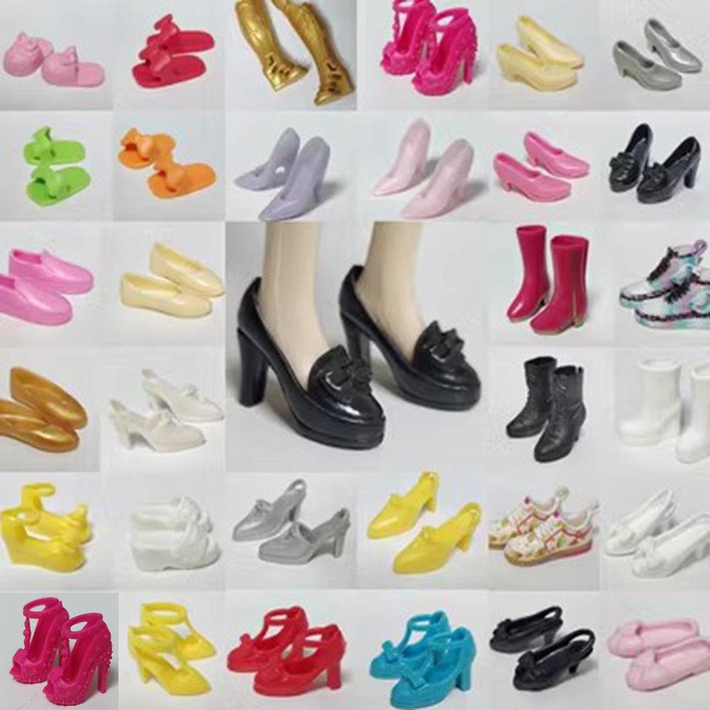 Giày Bốt Cao Gót 10 Kiểu Tùy Chọn Cho Búp Bê 1 / 6 30cm