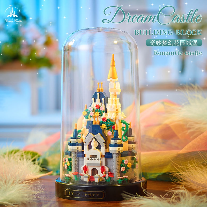 Đồ Chơi lego Lắp Ráp Lâu Đài Và Cây Hoa Anh Đào Cầu Vồng Cho Bé Gái