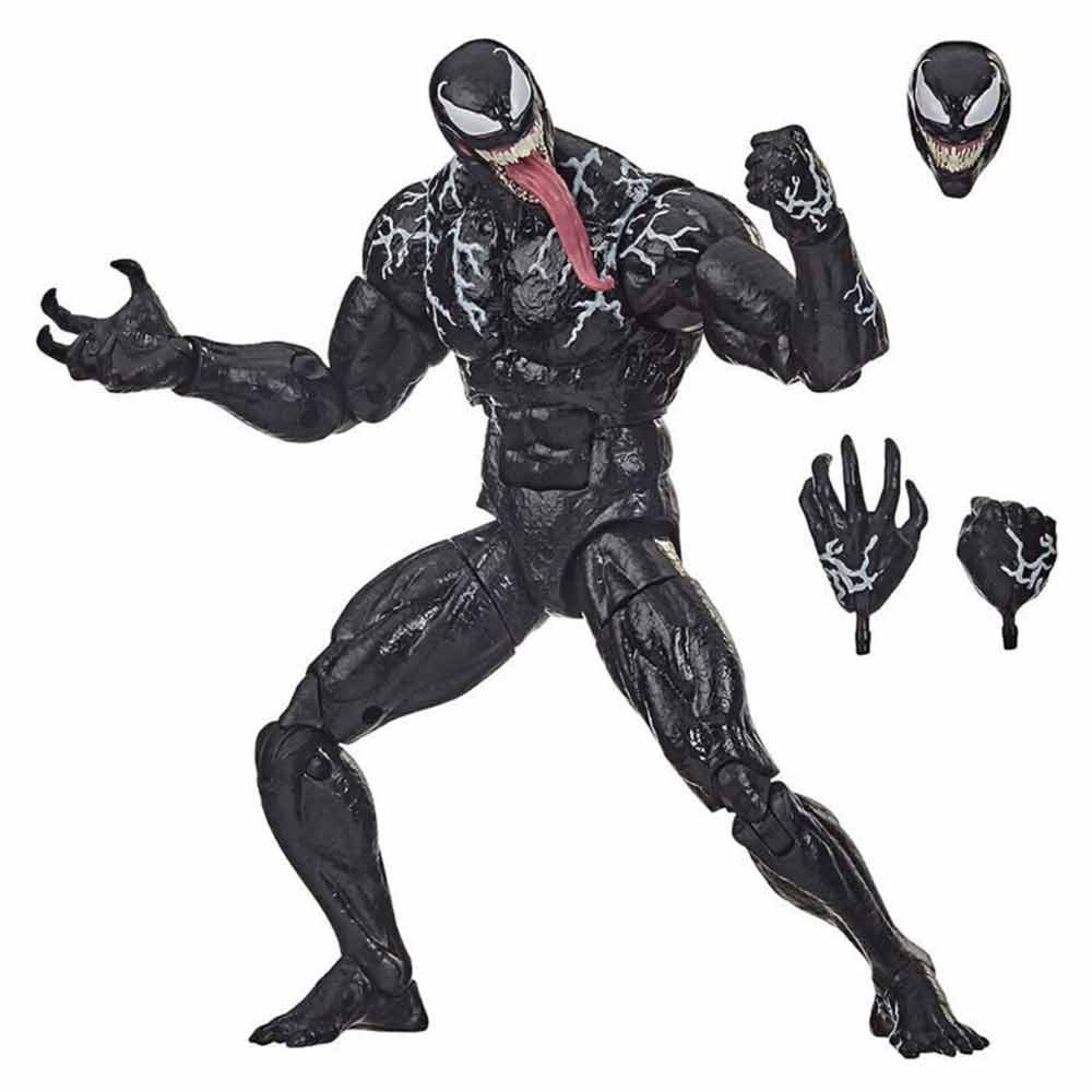 Marvel Venom Edward Brock Spider Man Carnage Action Figure Toy Joints Movable Model Doll Toy