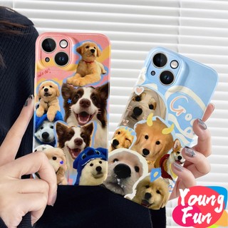 Toàn màn hình của chó con Ốp Điện Thoại Cho oppo a17 a57 a77 4g a96 a16 a16s a74 a55 a54 4g 5g a33 2020 a52 a72 a92 a15s a15s a31 a12e a3s a9 a5 Cún con dễ thương