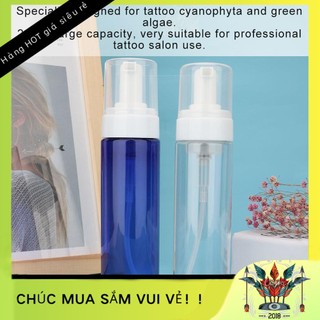 Beautytop01 200ml hình xăm cyanophyta tảo xanh trống tạo bọt bình đựng xà phòng bơm
