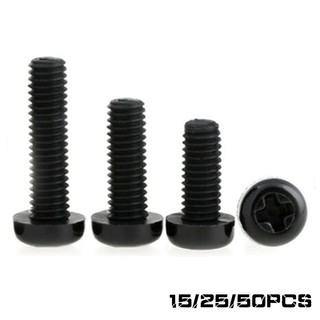Set 50 / 25 / 15 ốc vít nhựa m2 m2.5 m3 đầu tròn chữ thập chuyên dụng