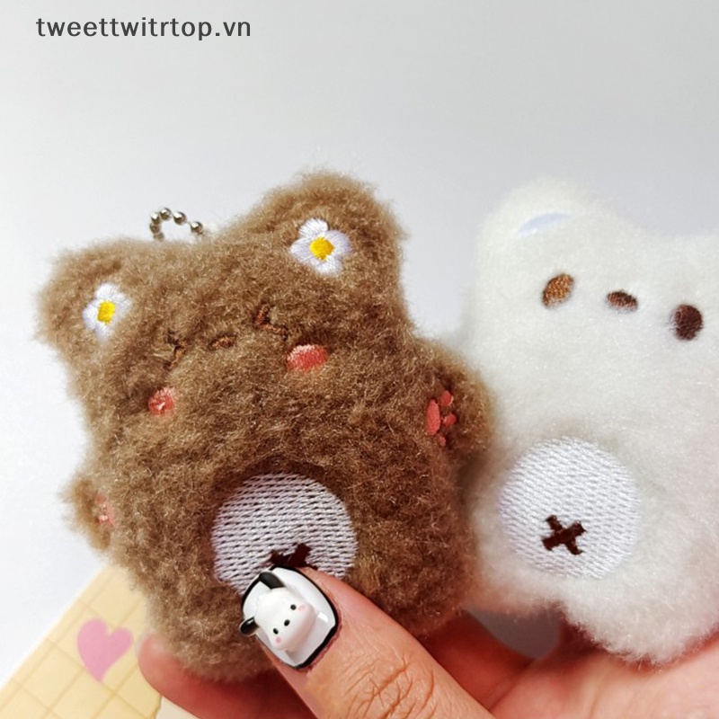 Móc Khóa Gấu Bông Mềm Mại Dễ Thương Cho Nữ