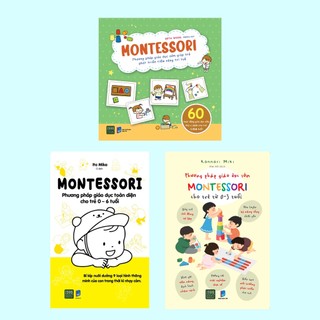 Sách - Combo Montessori cho trẻ từ 0 - 6 tuổi