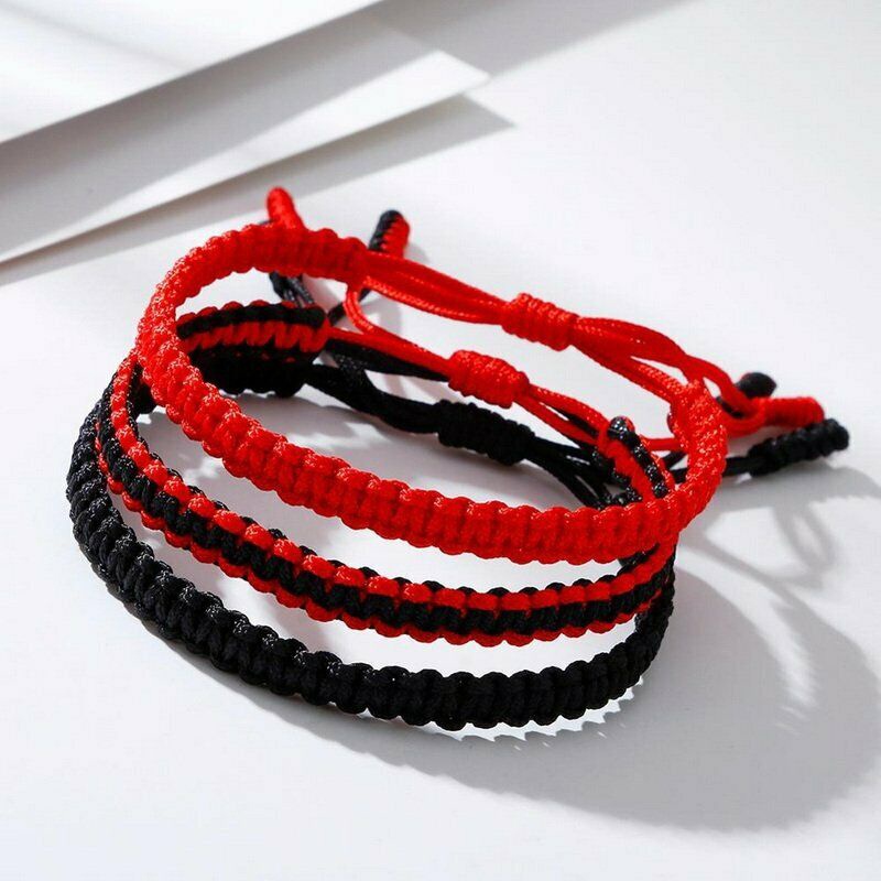 New Ethnic Tibetan Buddha Woven Amulet Bracelet Bangle Women Men Handmade Rope